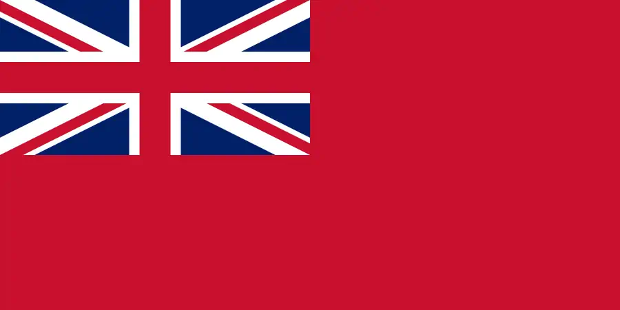 Red Ensigh - the UK maritime flag