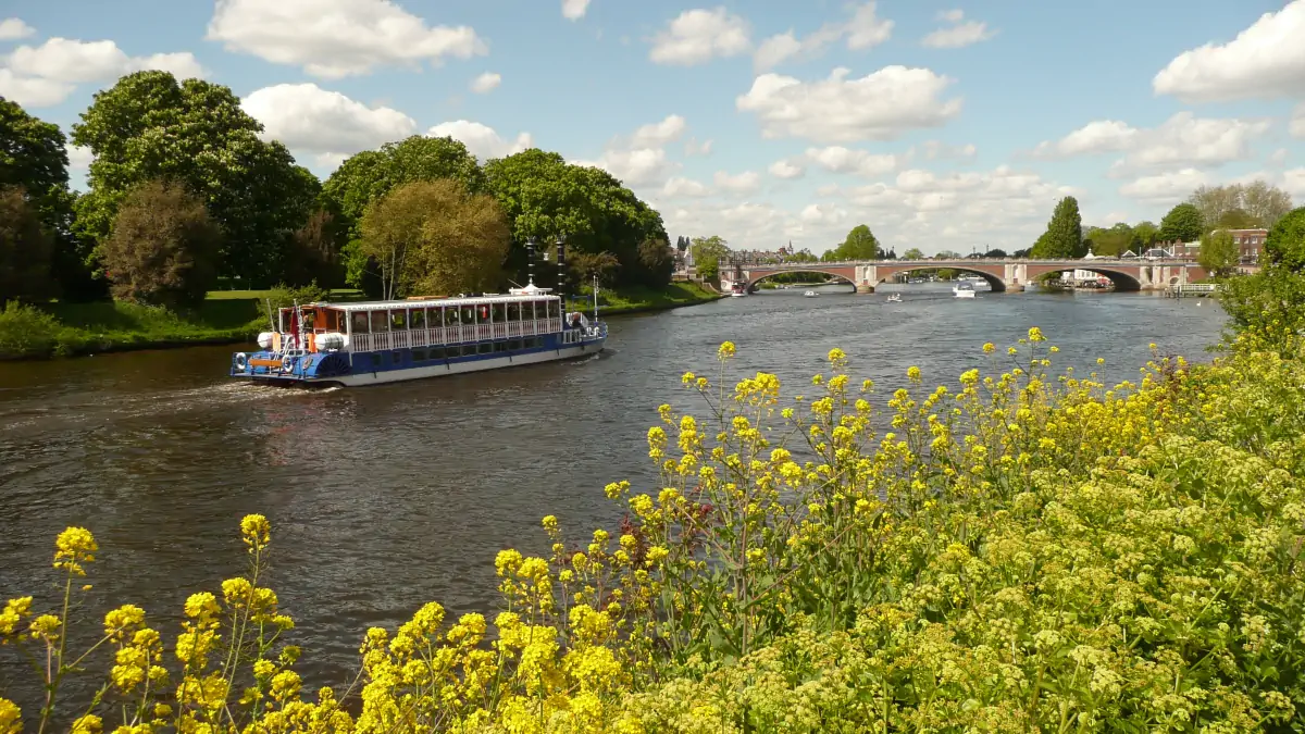 River Thames at Hampton Court Palace