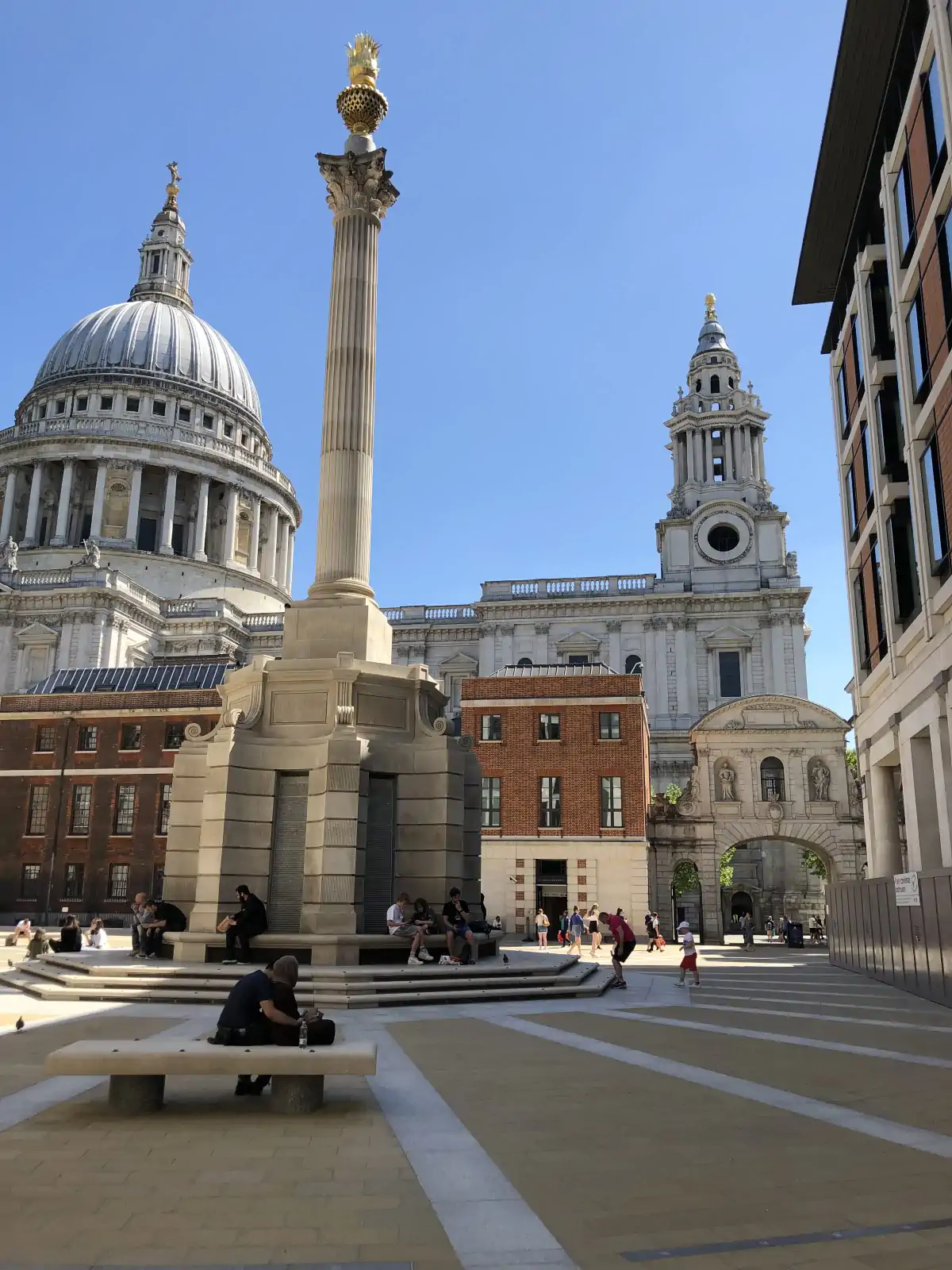 St. Paul's Cathedral viewed from Paternoster Square