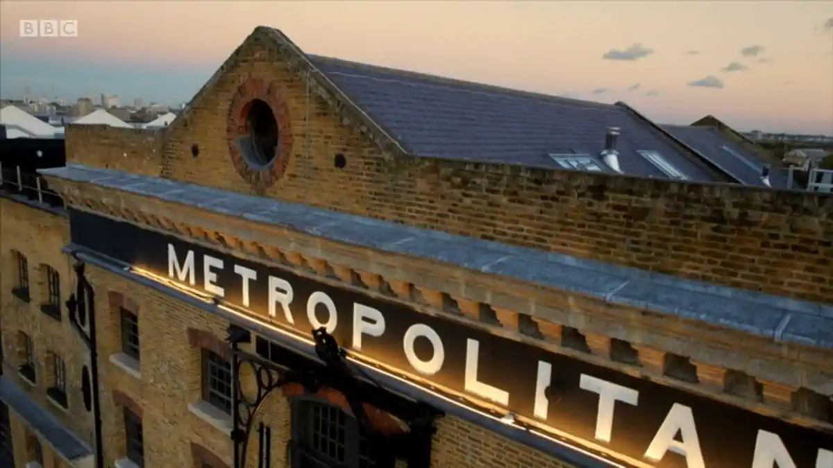 The Great British Sewing Bee Season 2 Venue - Metropolitan Wharf, London - exterior