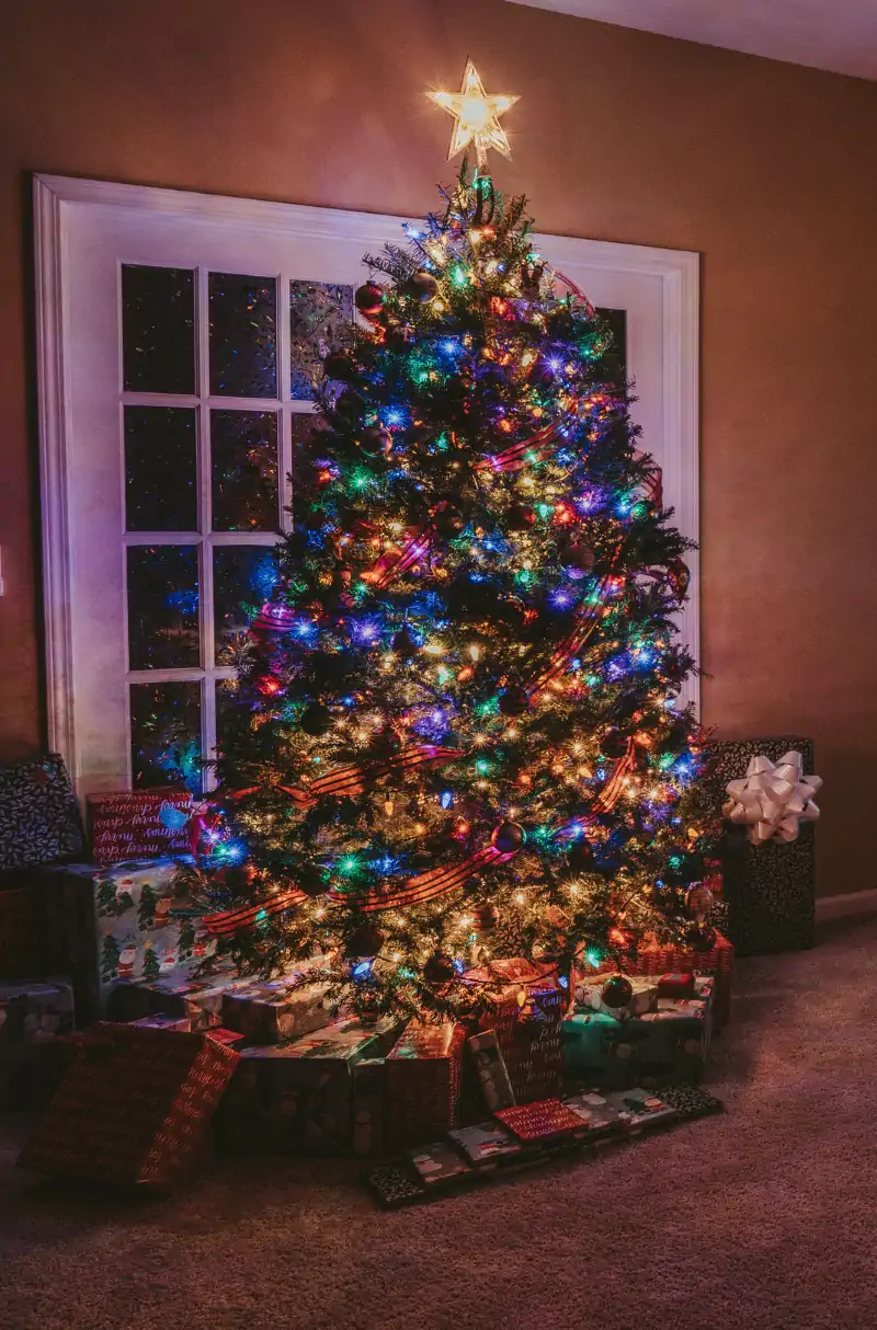 Christmas Tree with presents underneath