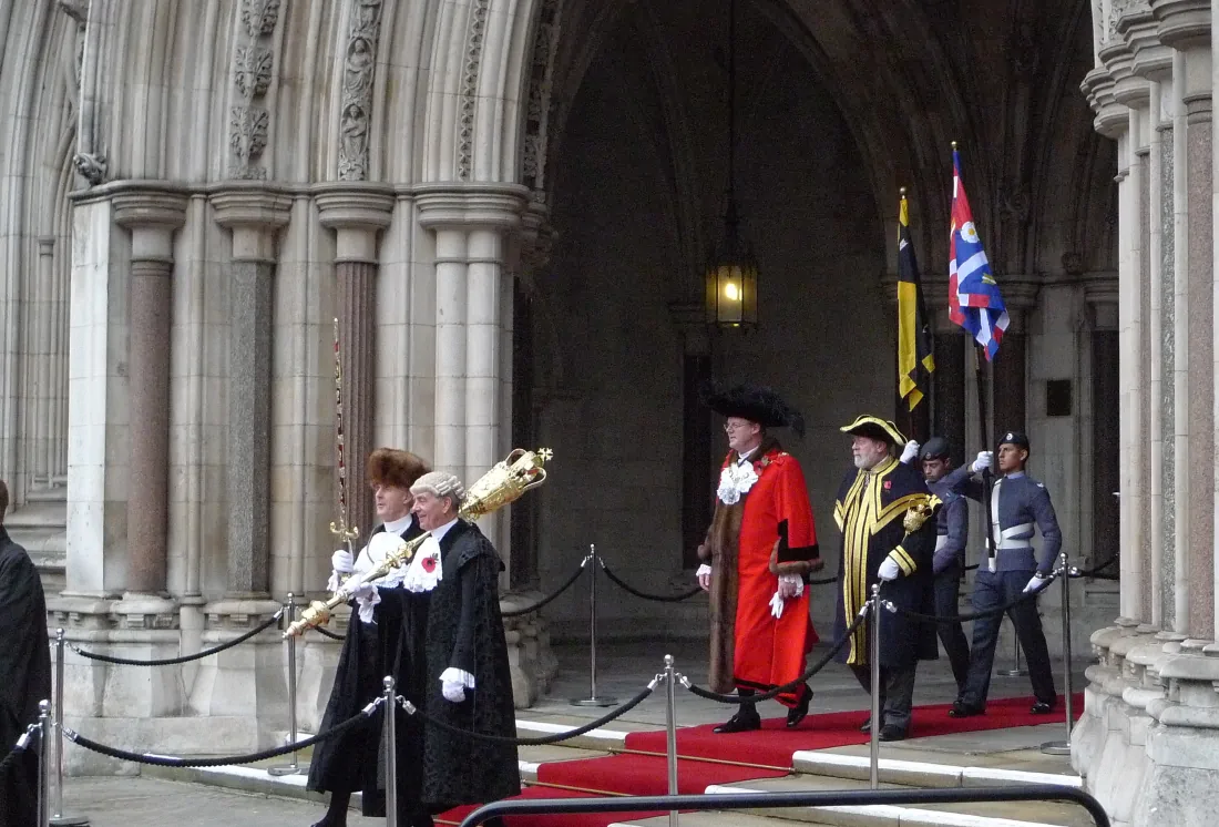 Lord Mayor's Show at Royal Courts of Justice