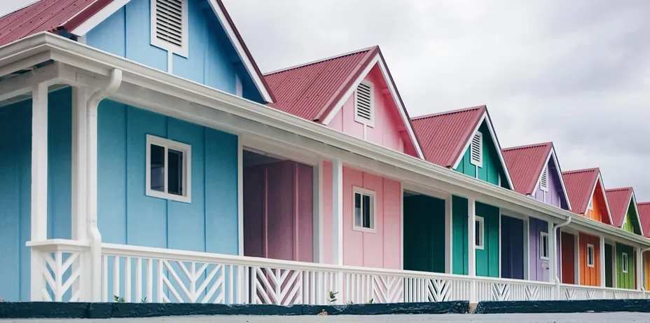 A row of houses