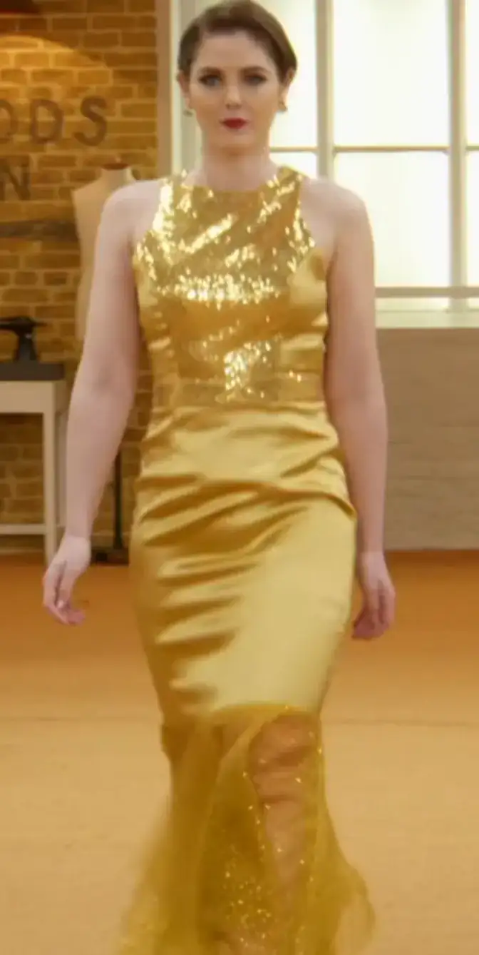 Dream Girls inspired gold dress