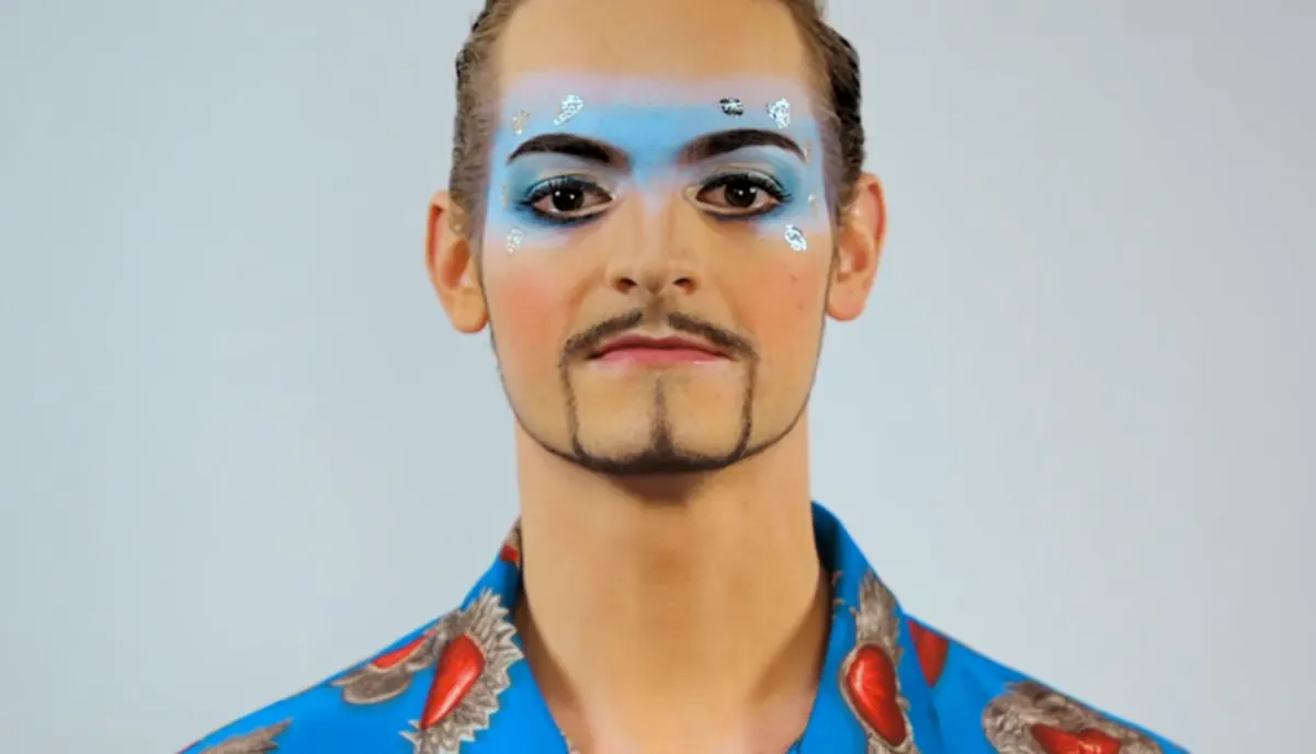 Cirque du Soleil performer make-up