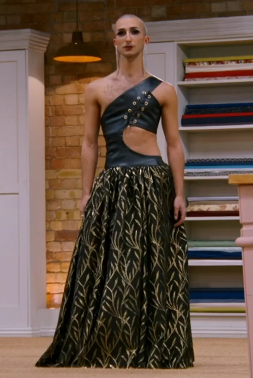 Evening gown for a man