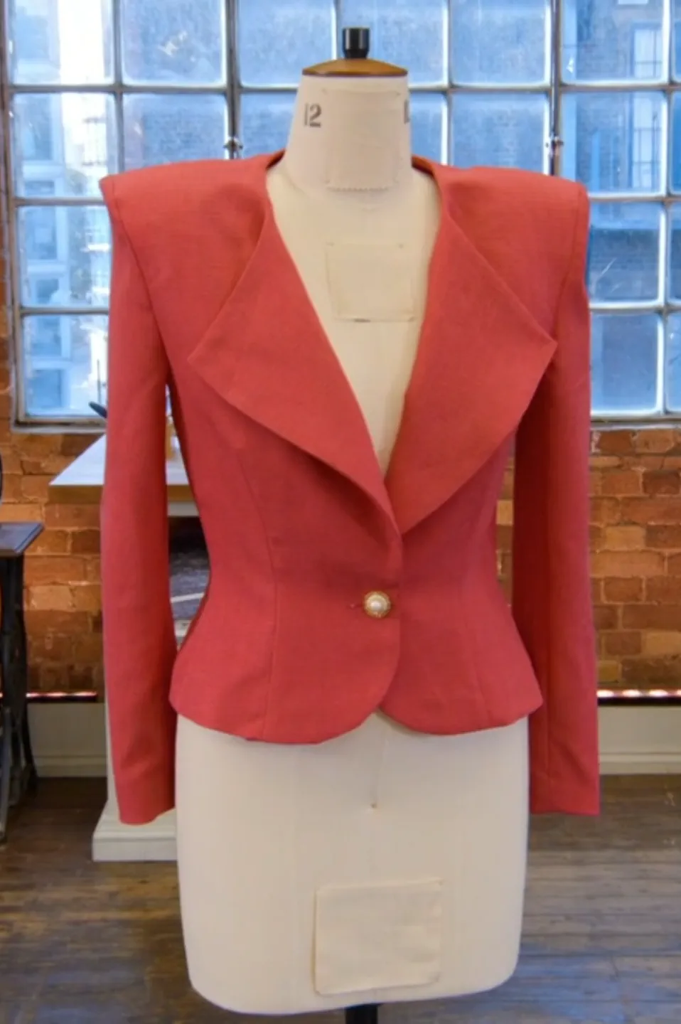 Woman's power jacket, by Clare